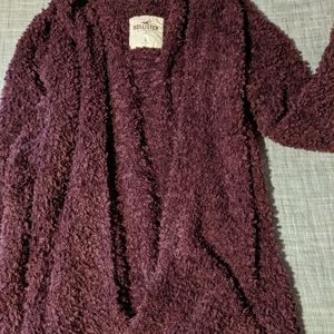 Hollister Burgundy Comfy Cardigan